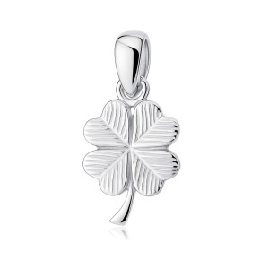 Pandantiv argint trifoi cu 4 foi DiAmanti KS0132CR-DIA (Argint 925‰ 1,3 g.)